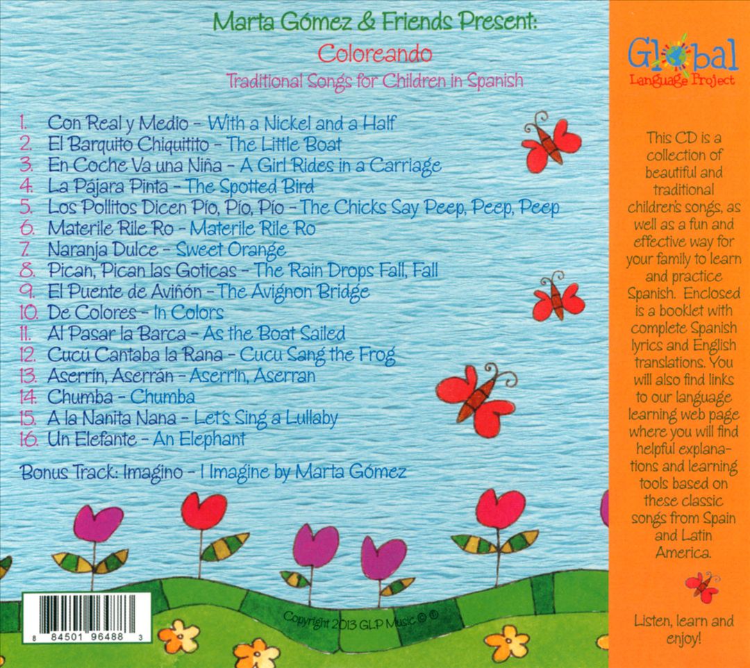 Coloreando: Traditional Songs For Children in Spanish cover art