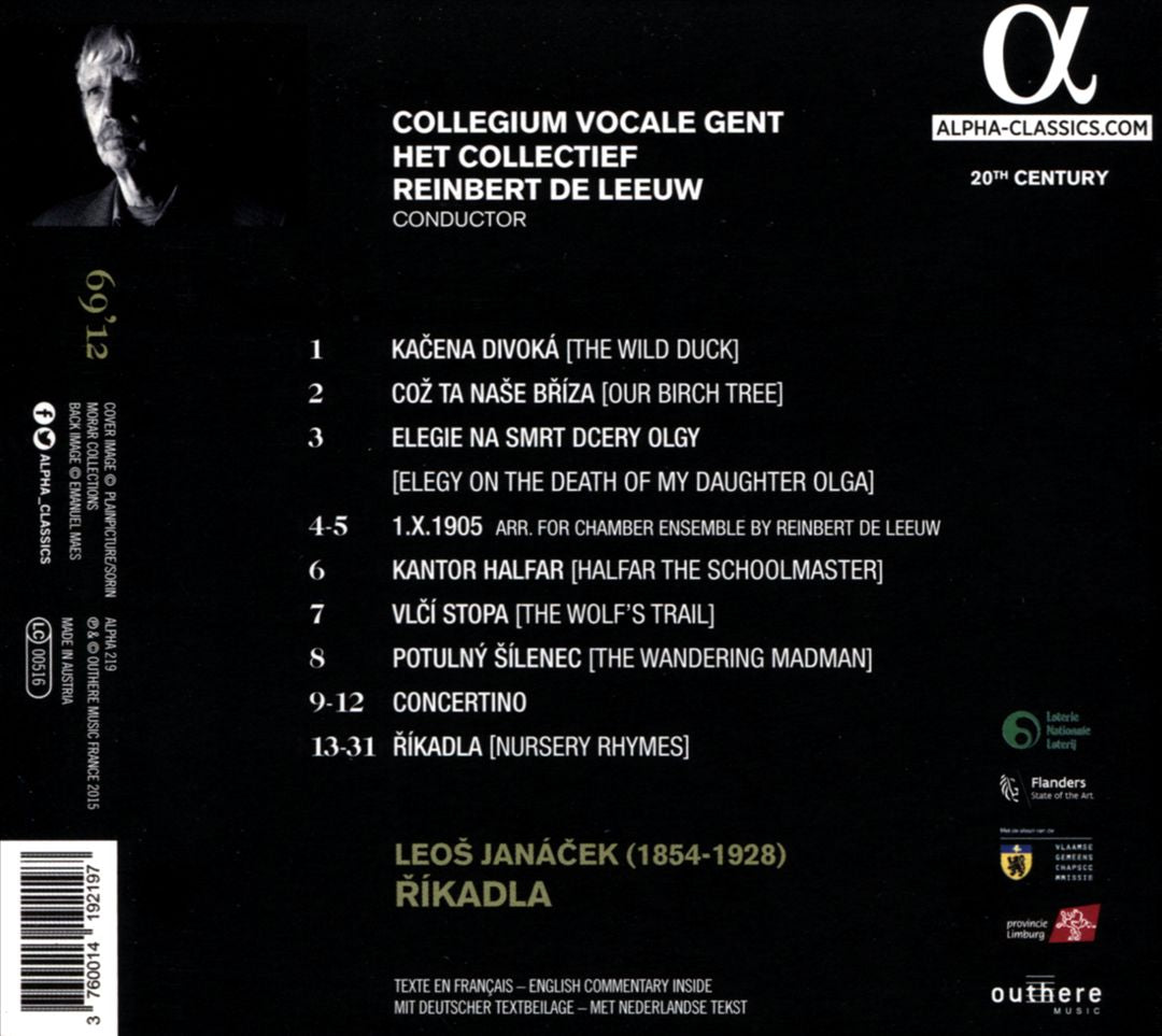 Leos Janácek: Ríkadla cover art