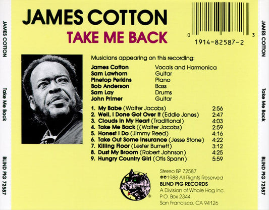 Take Me Back cover art