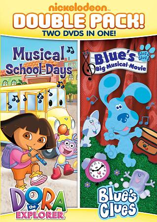 Dora the Explorer: Musical School Days/Blue's Clues: Blue's Big Musical Movie cover art