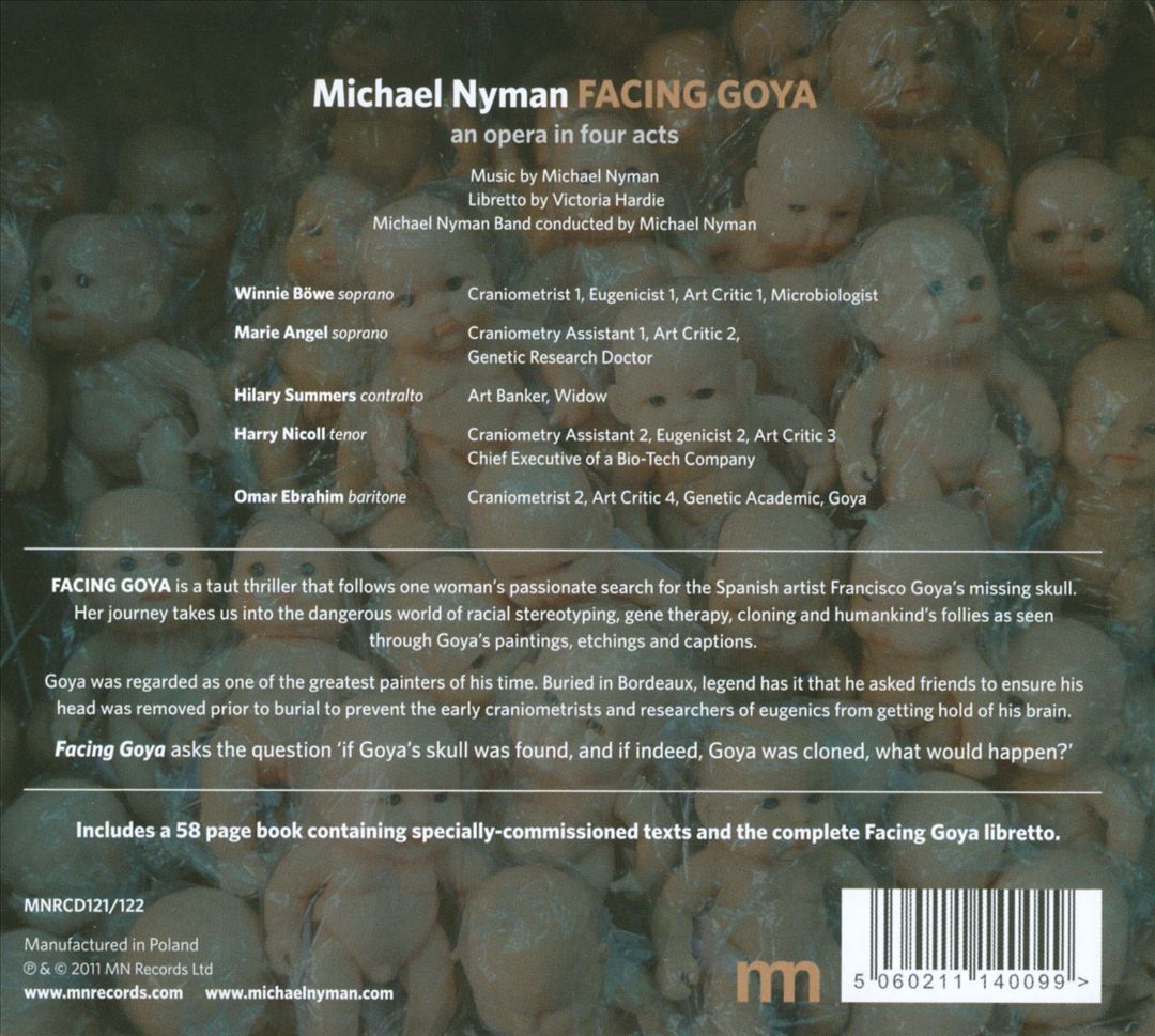 Michael Nyman: Facing Goya (includes bonus CD) cover art