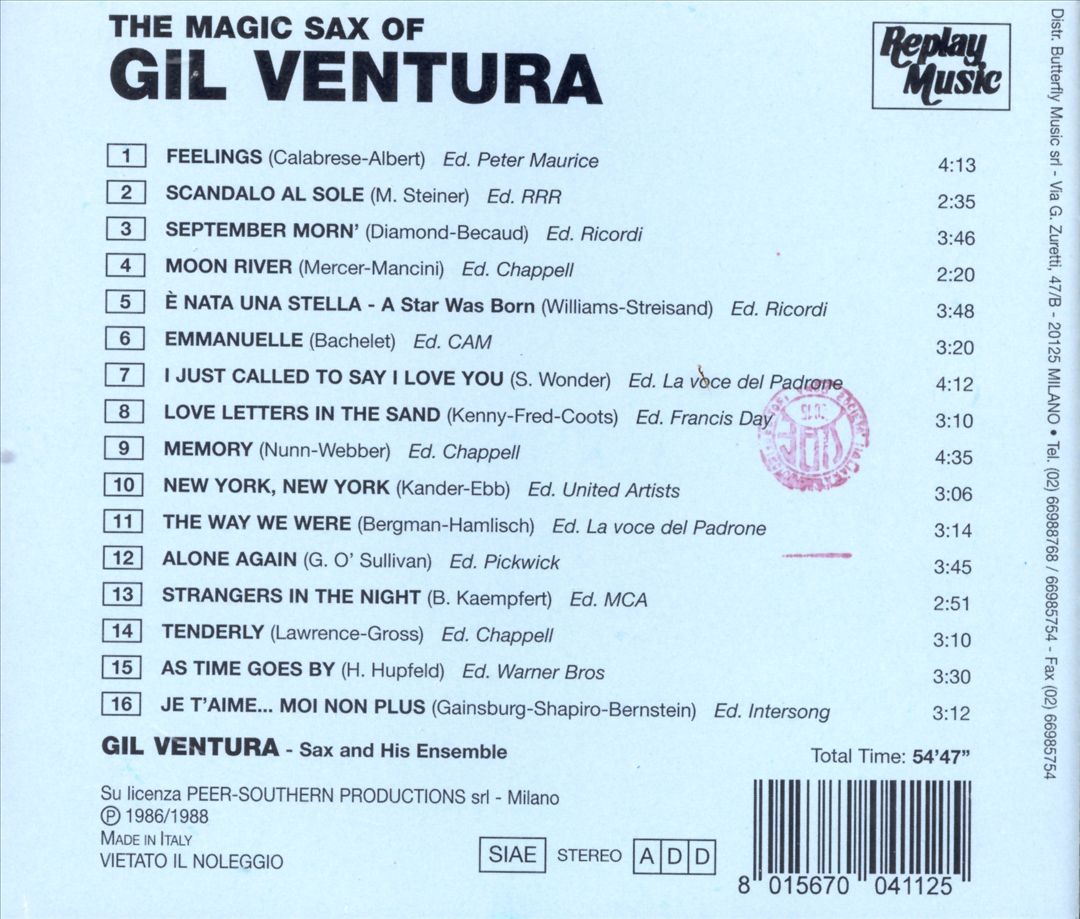 Souvenir of San Marino cover art