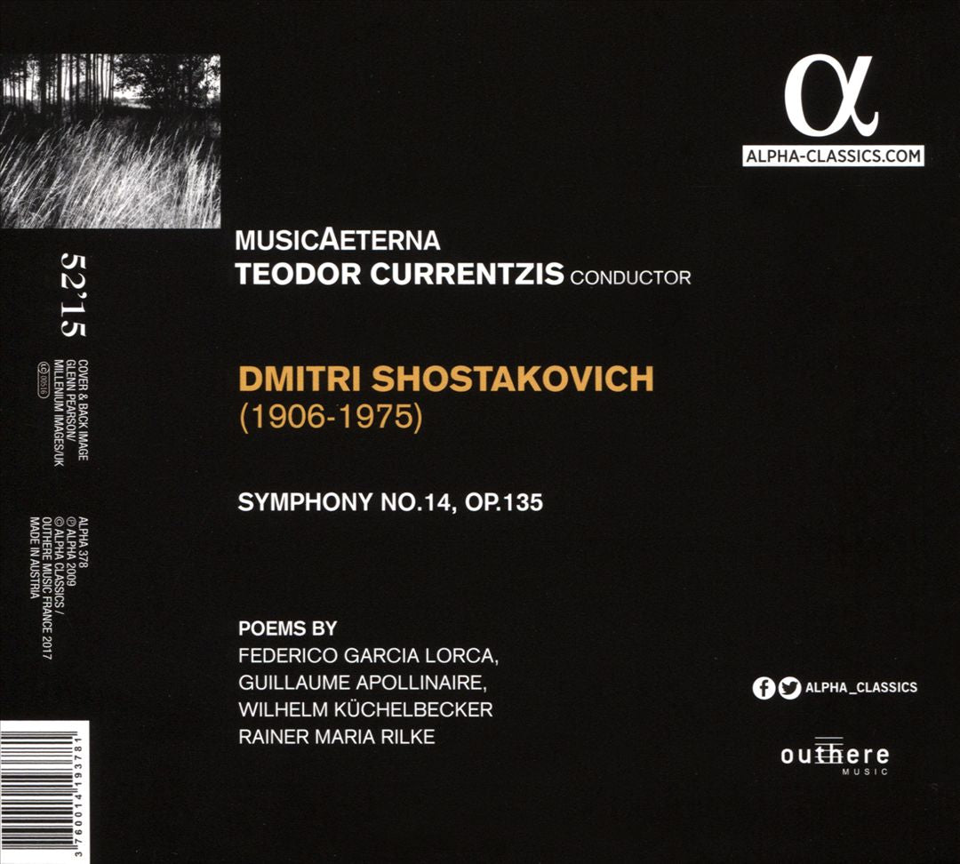 Shostakovitch: Symphony No. 14, Op. 135 cover art