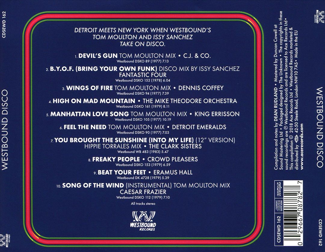Westbound Disco cover art