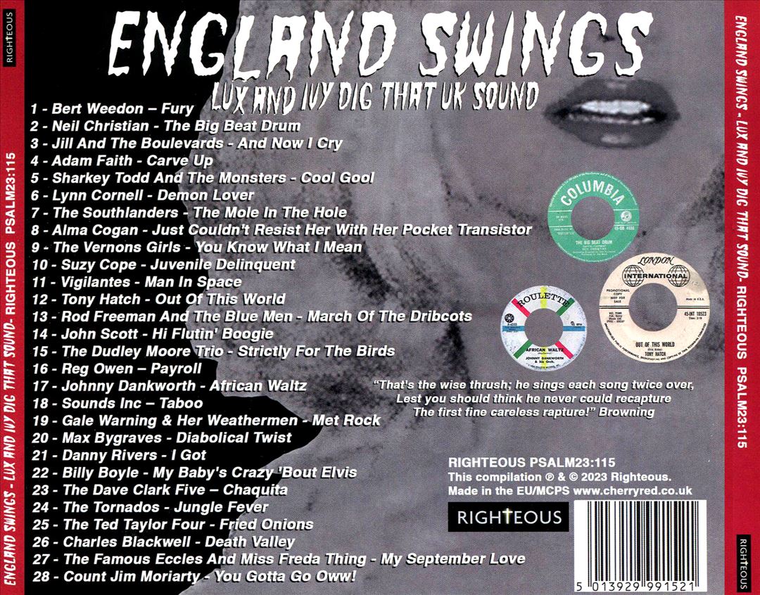 England Swings: Lux & Ivy Dig That UK Sound cover art