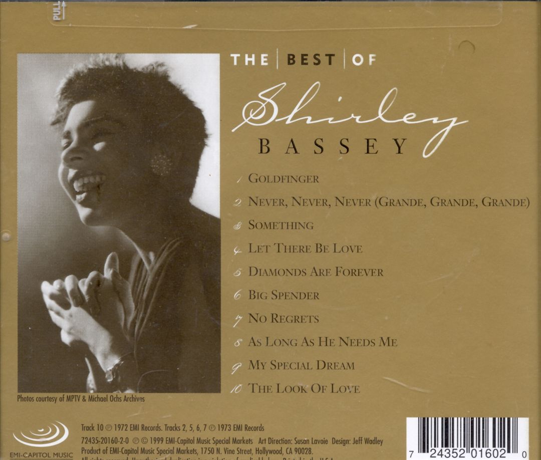 Best of Shirley Bassey [EMI-Capitol Special Markets] cover art