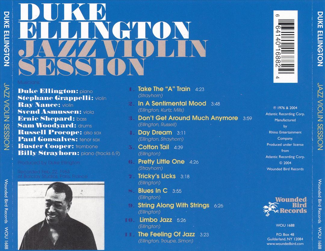 Duke Ellington's Jazz Violin Session cover art