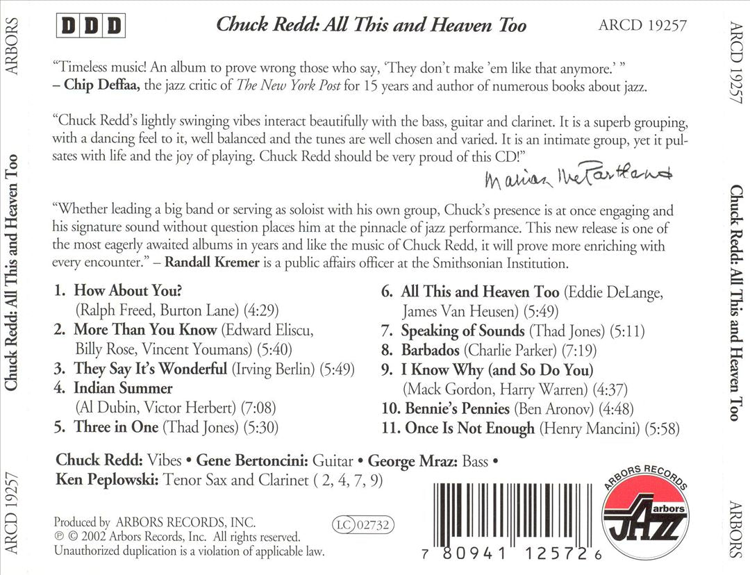 All This and Heaven Too cover art