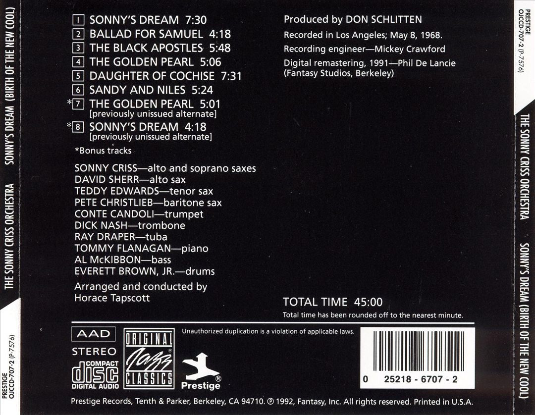Sonny's Dream (Birth of the New Cool) cover art
