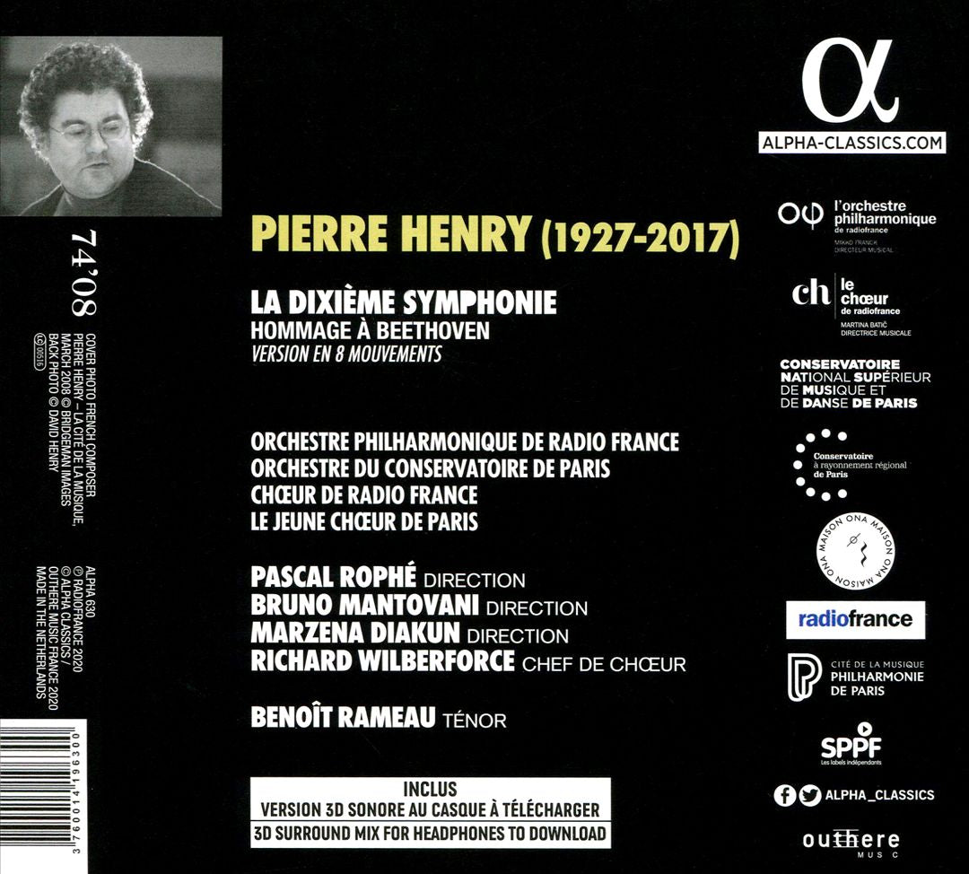 Pierre Henry: La Dixieme Symphonie - Hommage à Beethoven cover art