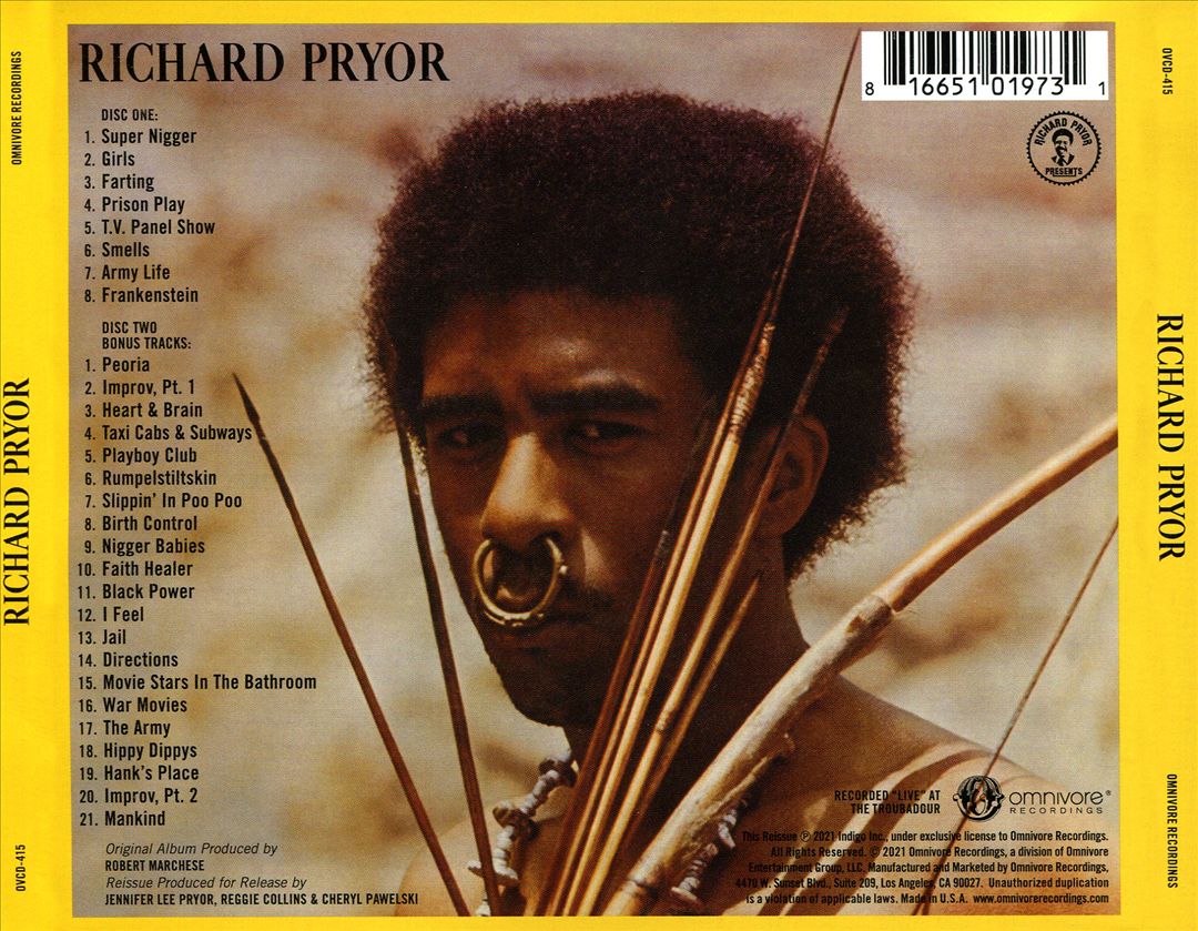 Richard Pryor cover art