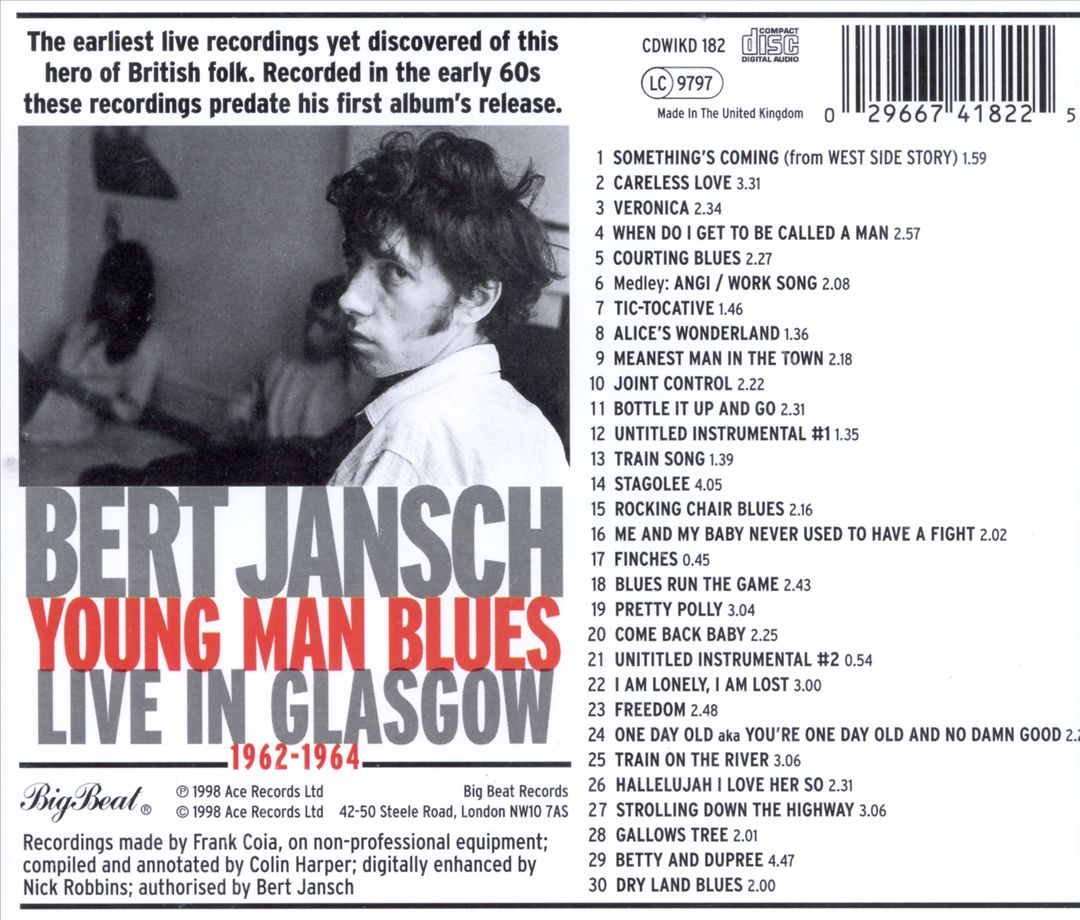 Young Man Blues: Live in Glasgow 1962-1964 cover art