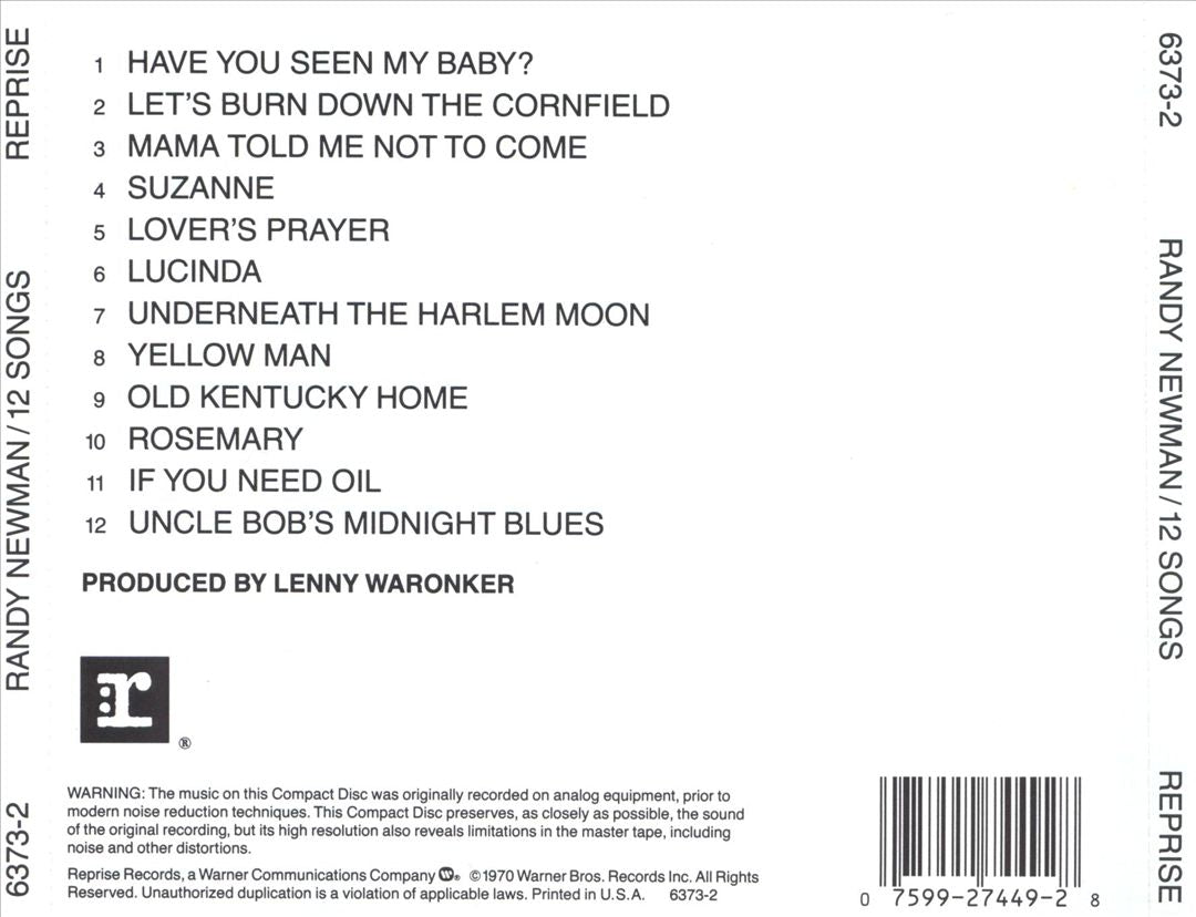 12 Songs cover art