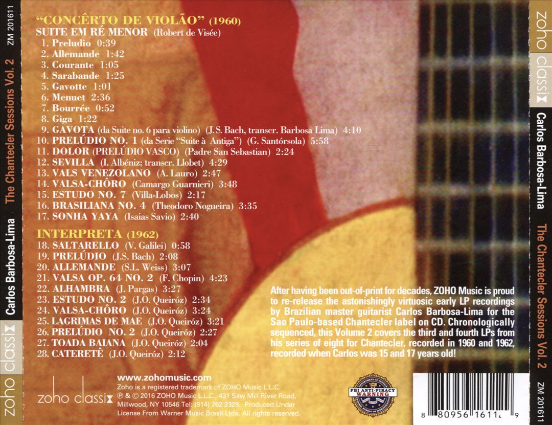 Chantecler Sessions, Vol . 2 1960-1961 cover art