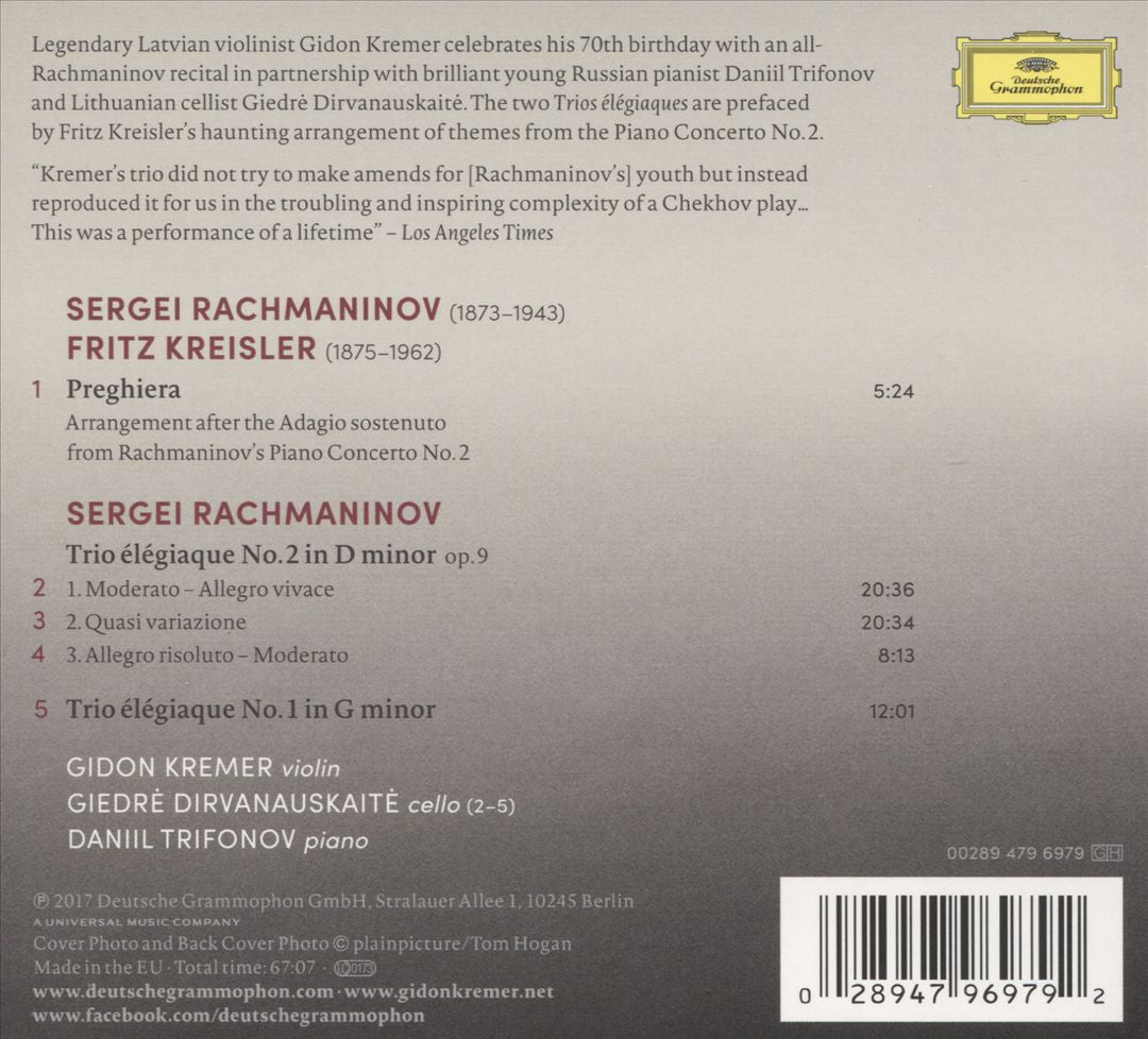 Preghiera: Rachmaninov Piano Trios cover art
