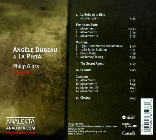 Philip Glass: Portrait cover art