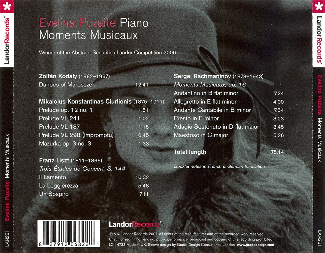 Moments Musicaux cover art
