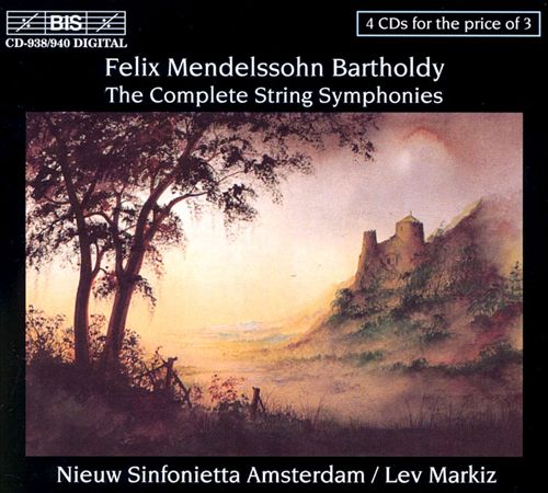 Mendelssohn: Complete String Symphonies cover art