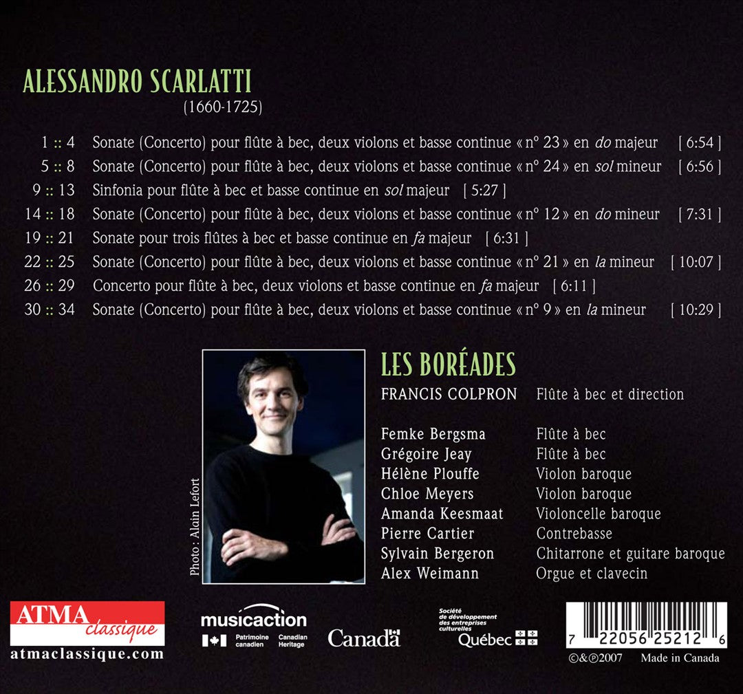 Alessandro Scarlatti: Concertos pour Flûte cover art
