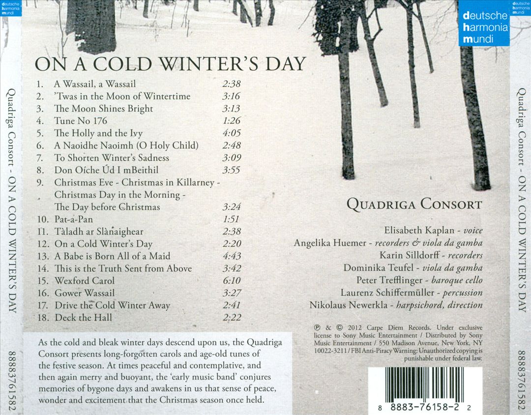 On a Cold Winter's Day cover art