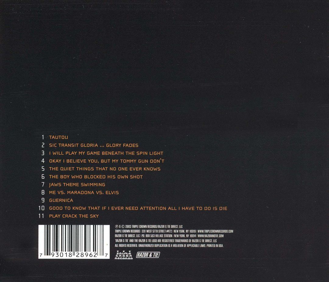 Deja Entendu cover art