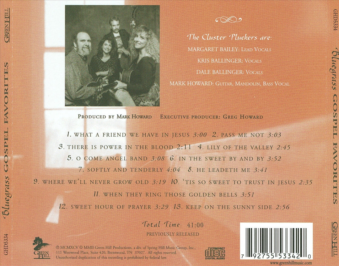 Bluegrass Gospel Favorites cover art