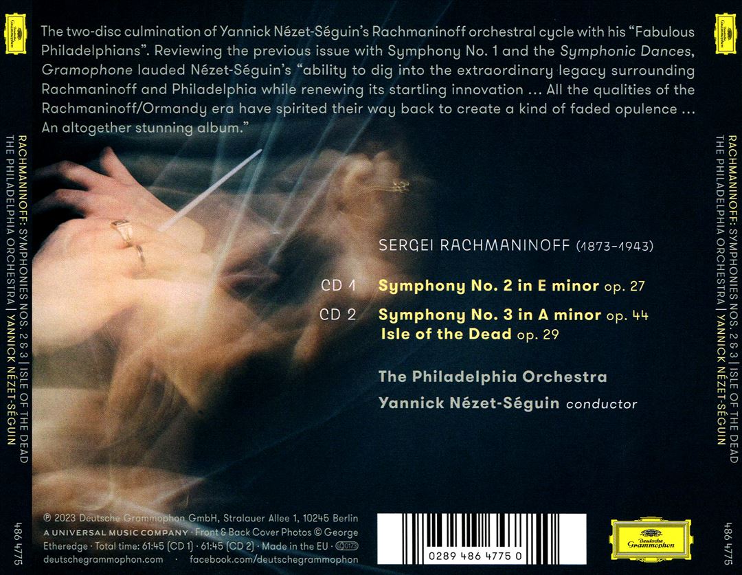 Rachmaninoff: Symphonies Nos. 2 & 3; Isle of the Dead cover art
