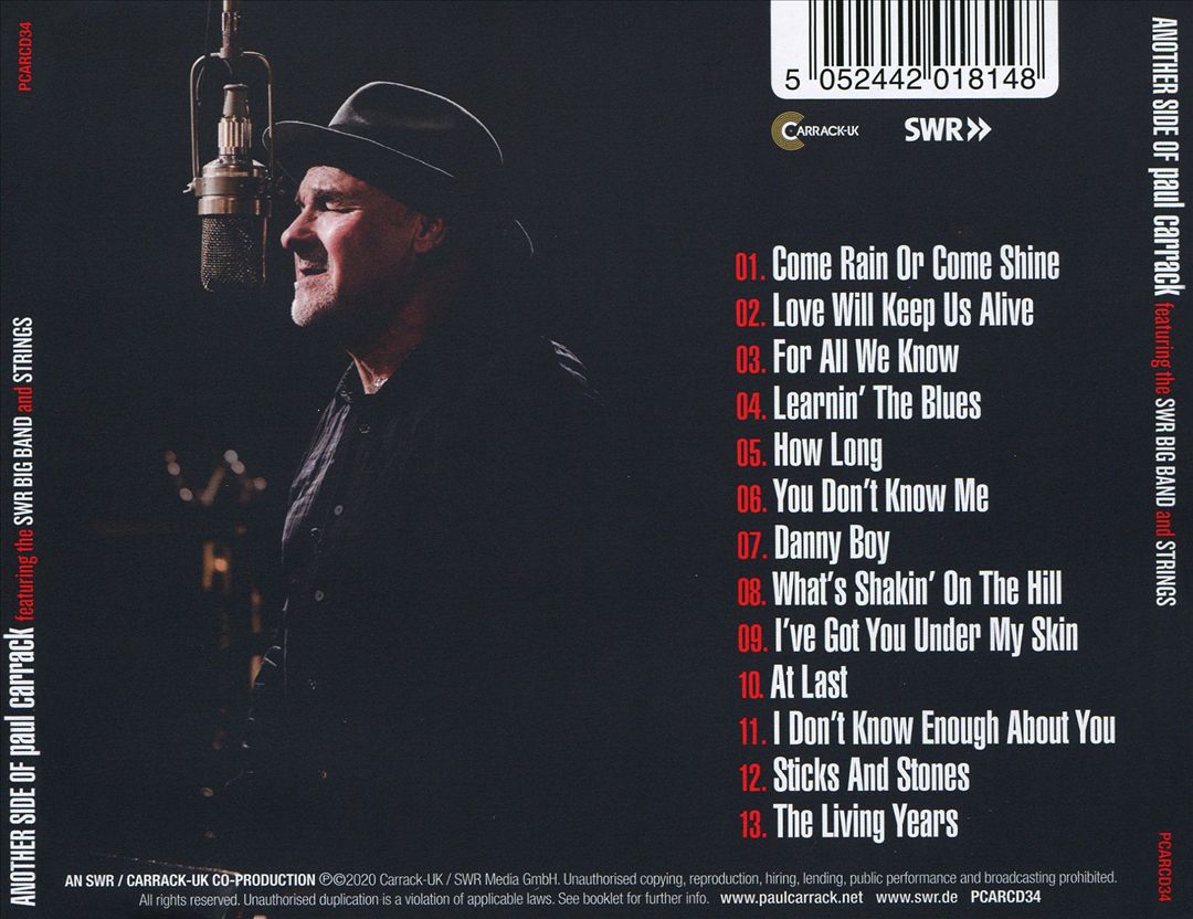 Another Side of Paul Carrack cover art