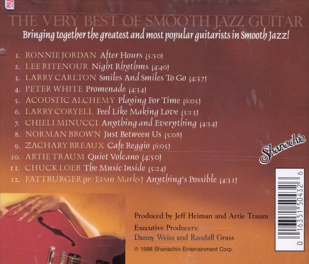 Very Best of Smooth Jazz Guitar [Shanachie] cover art