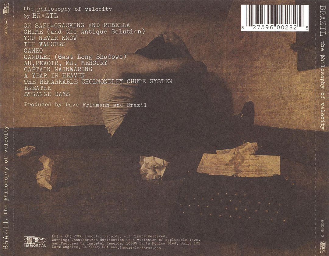 Philosophy of Velocity cover art