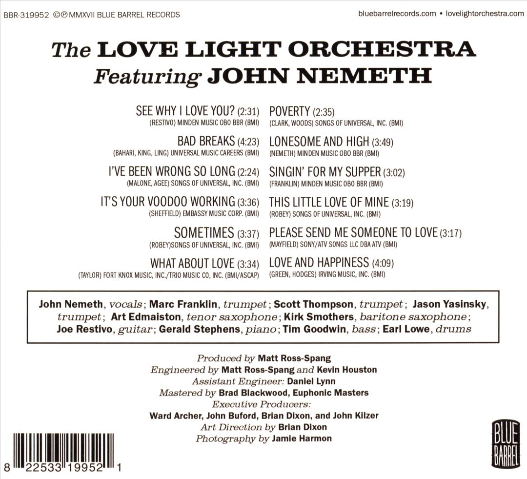 Love Light Orchestra Featuring John Nemeth cover art