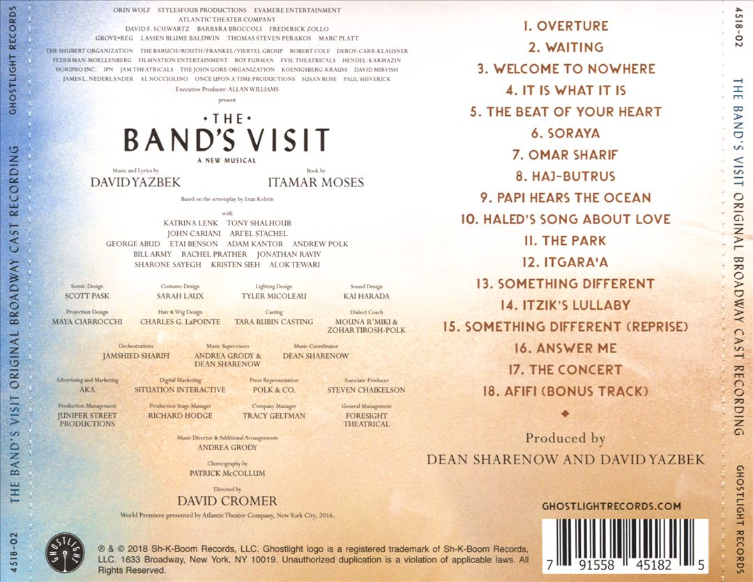 Band's Visit [Original Broadway Cast Recording] cover art