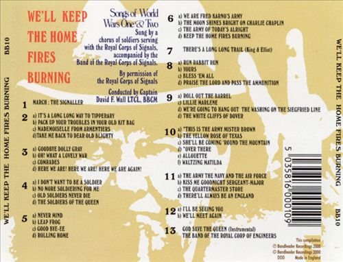 We'll Keep the Home Fires Burning: Songs of World Wars One and Two cover art