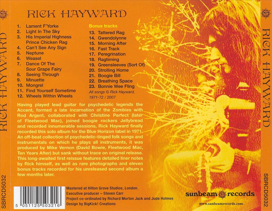 Rick Hayward cover art