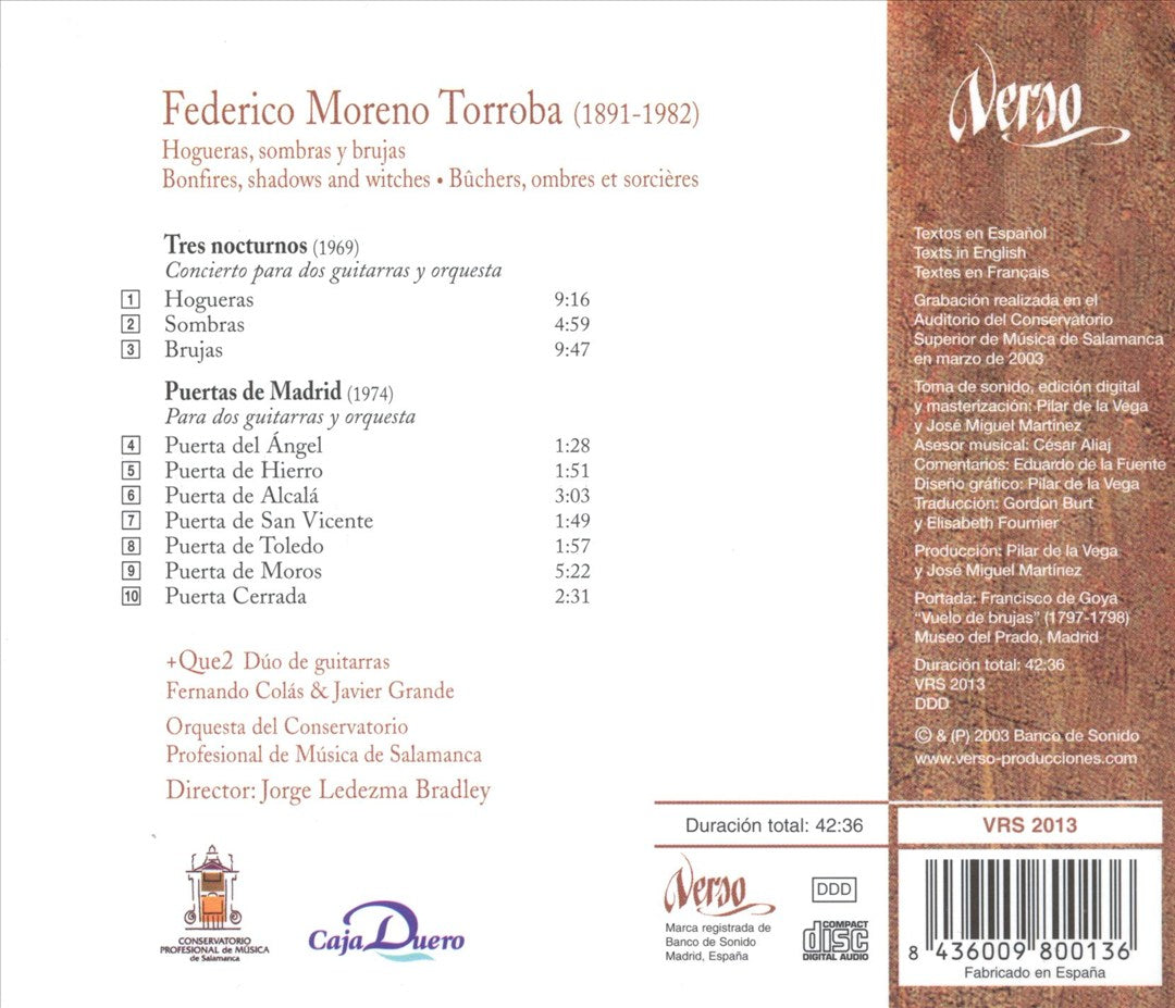 Federico Moreno Torroba: Hogueras, sombras y brujas cover art
