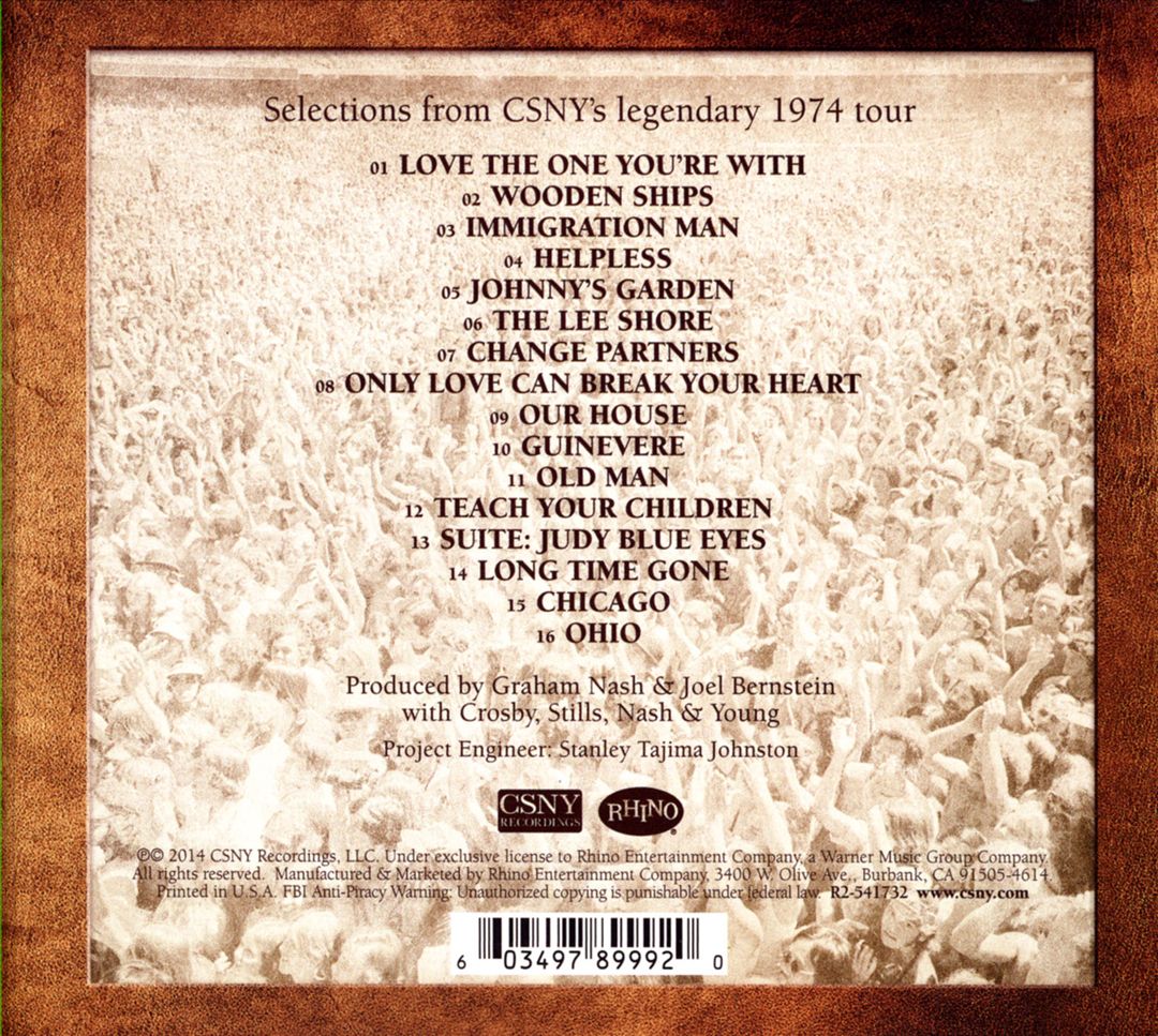 CSNY 1974 cover art