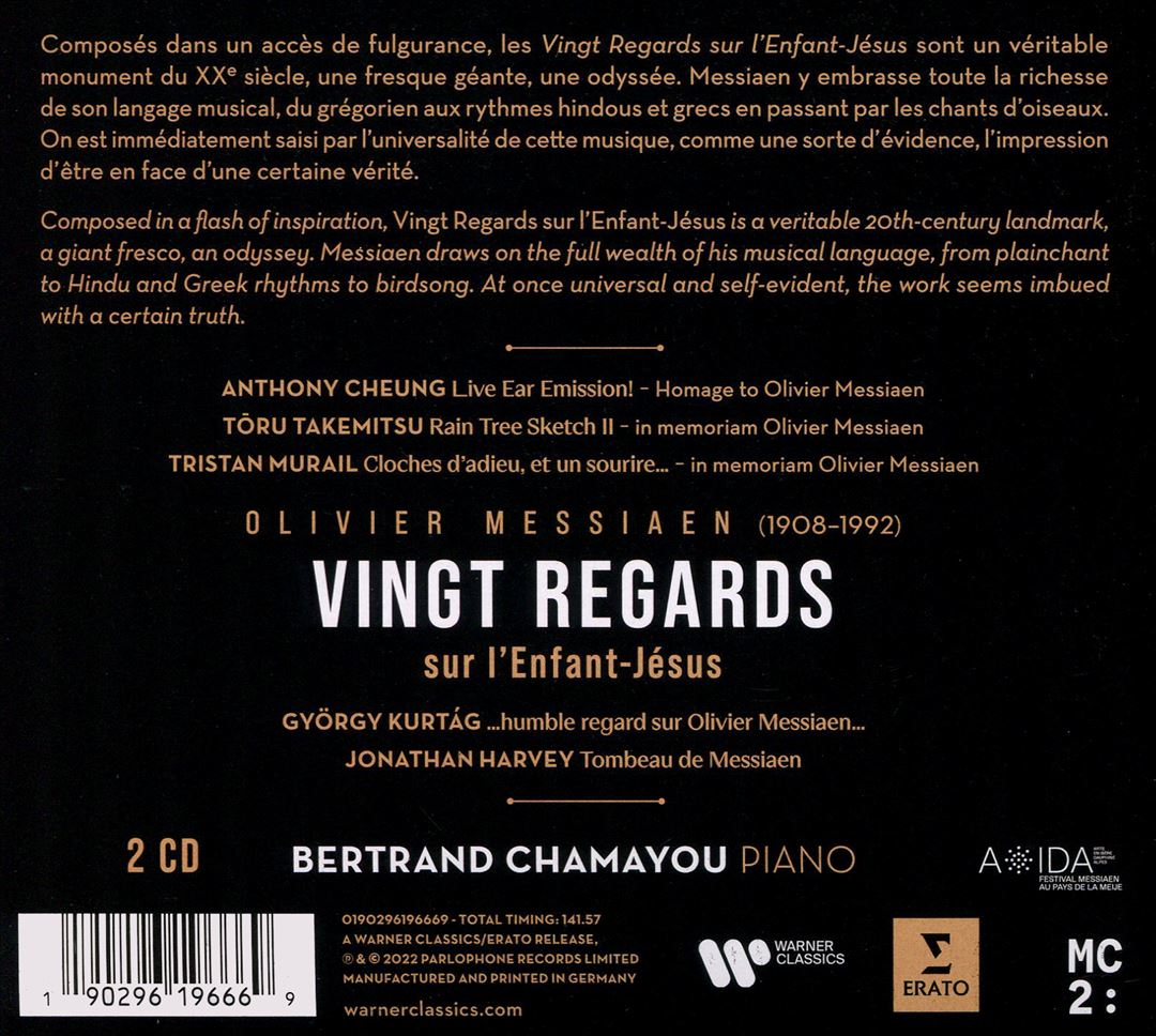 Messiaen: Vingt Regards sur l'Enfant-Jésus cover art
