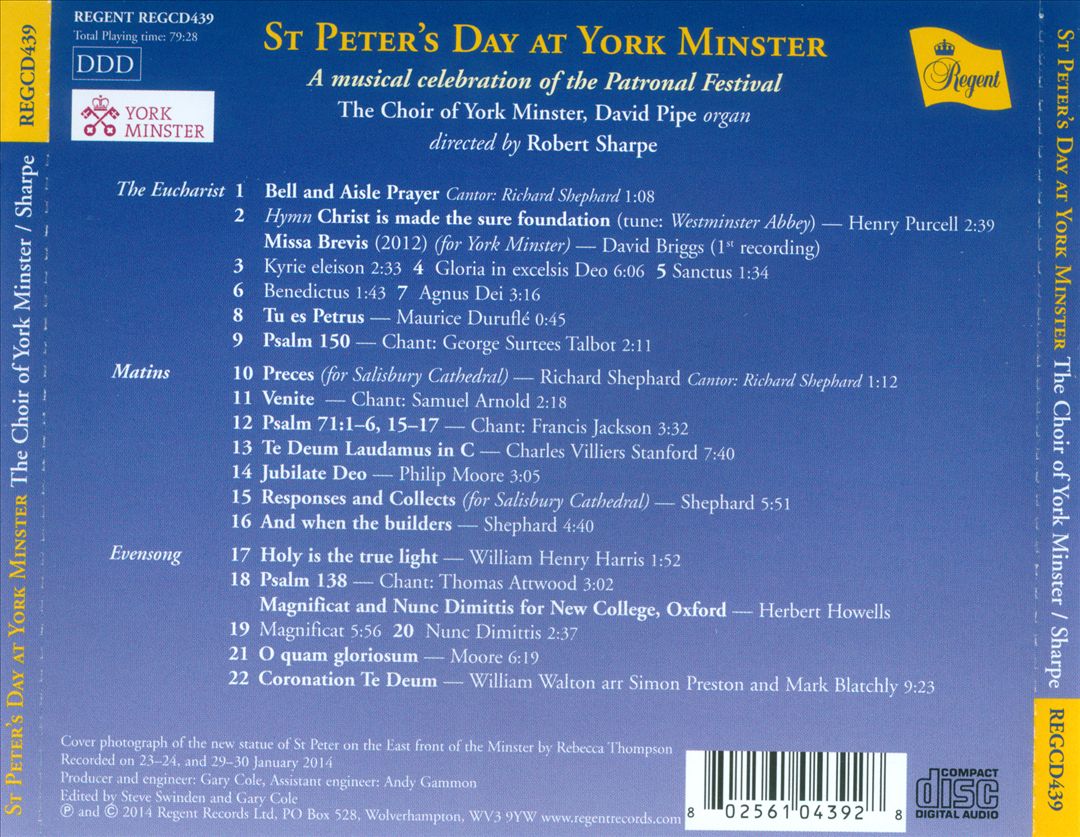St. Peter's Day at York Minster cover art
