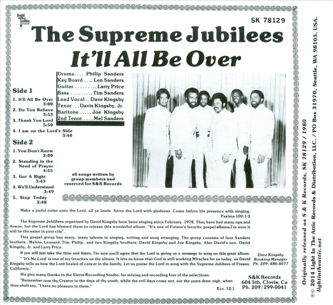 It'll All Be Over cover art