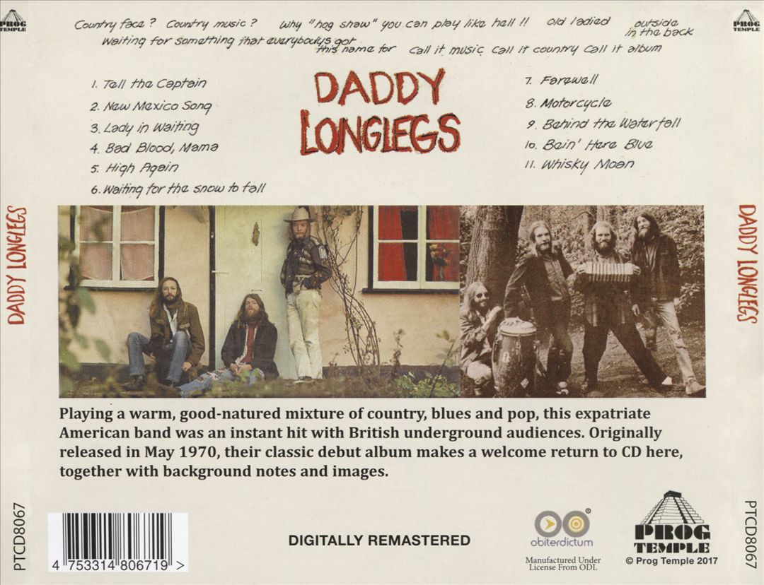 Daddy Long Legs cover art