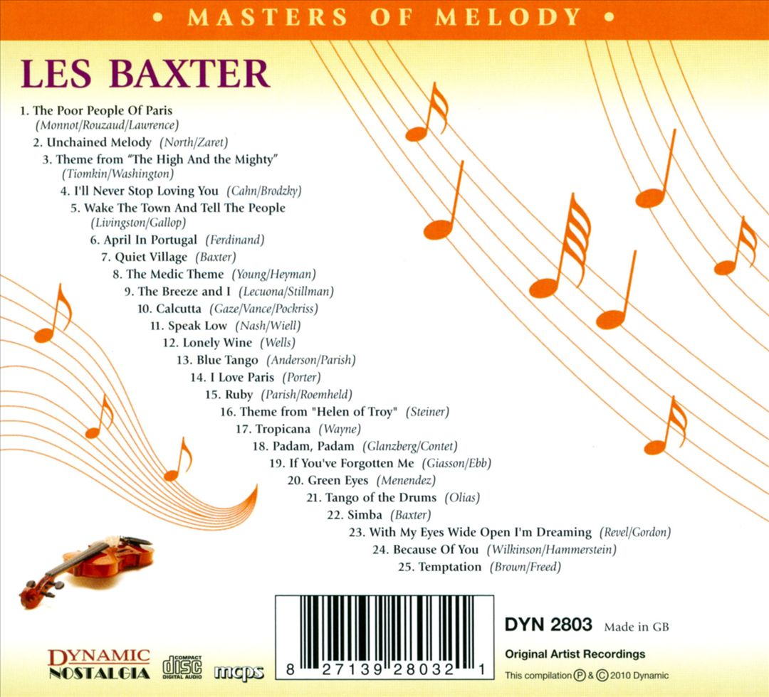 Best of Les Baxter [Dynamic] cover art