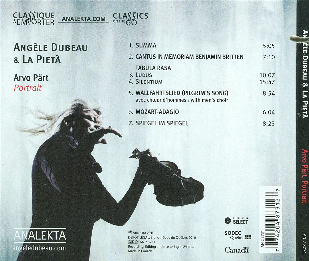 Arvo Pärt: Portrait cover art