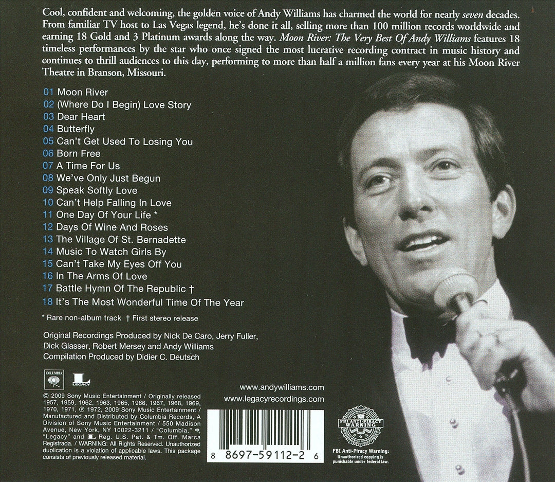 Moon River: The Very Best of Andy Williams cover art