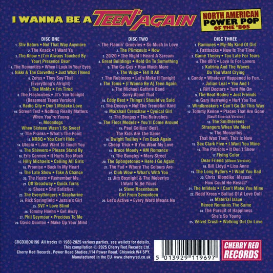I Wanna Be a Teen Again: American Power Pop, 1980-1989 cover art