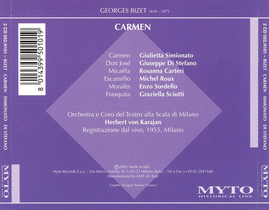 Bizet: Carmen [1995 Live] cover art