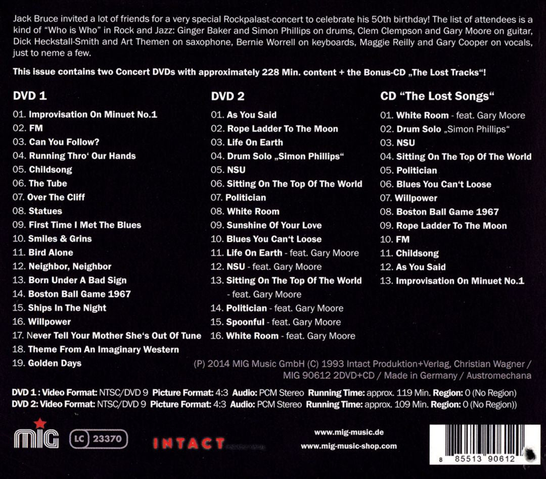 Rockpalast: The 50th Birthday Concerts [CD/DVD] cover art