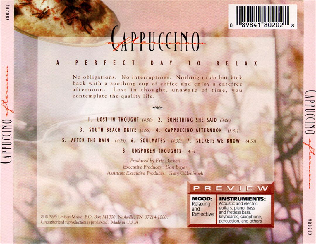 Cappuccino Afternoon cover art