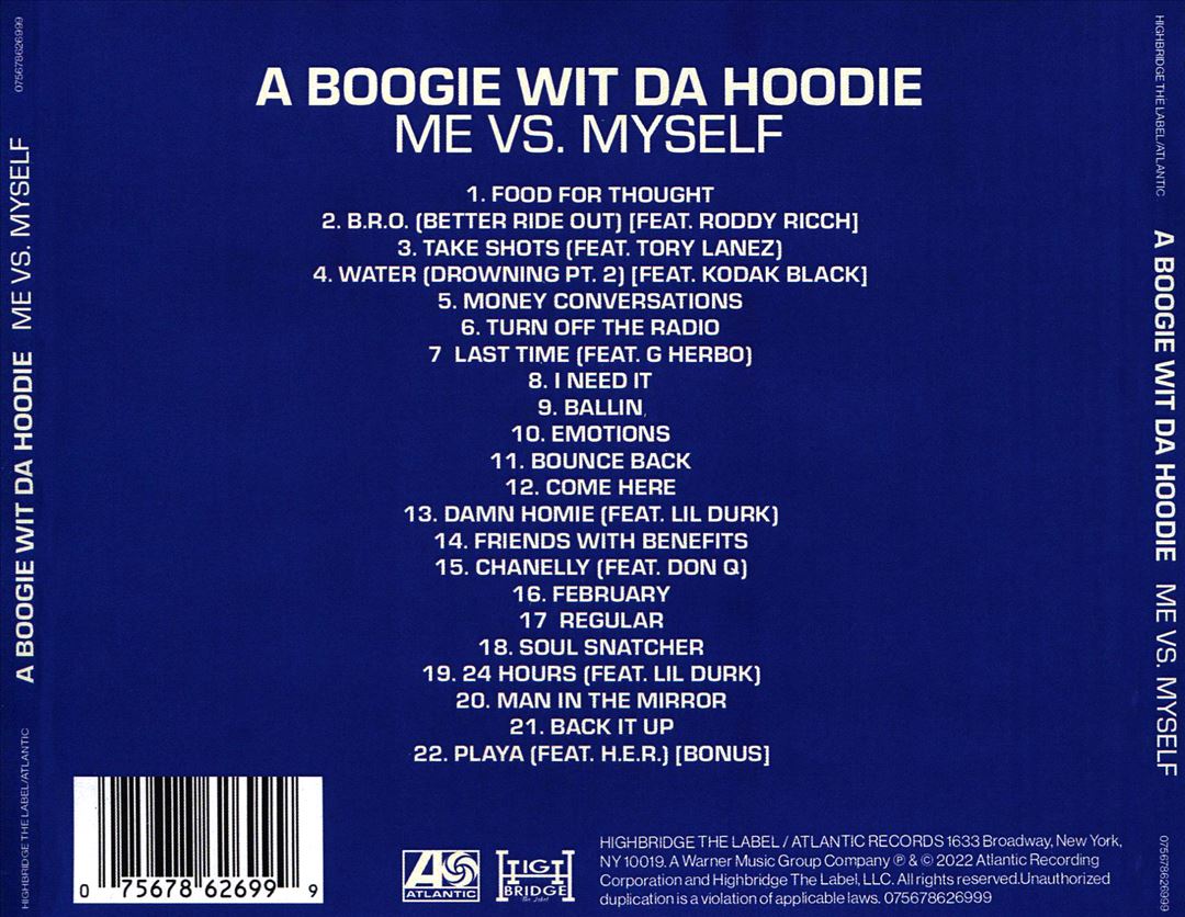 Me vs. Myself cover art