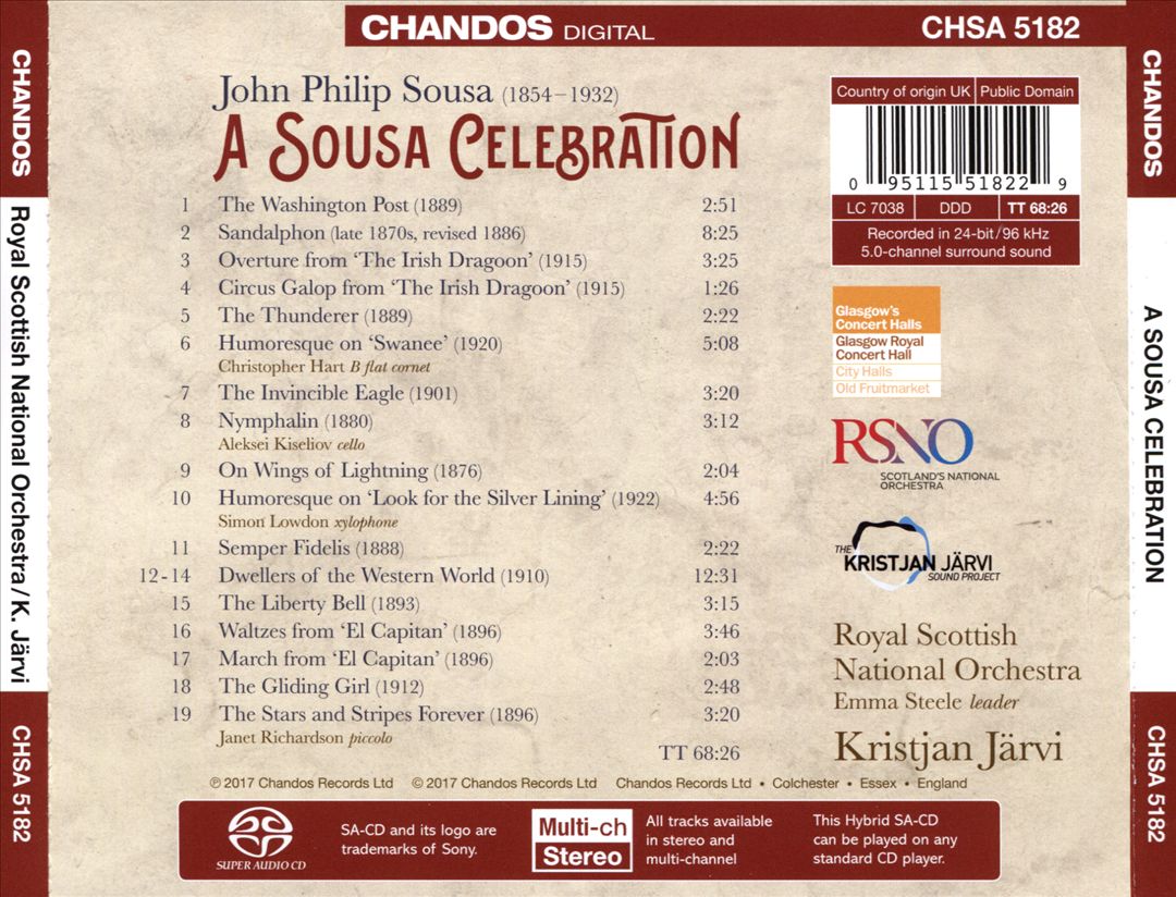 Sousa Celebration cover art