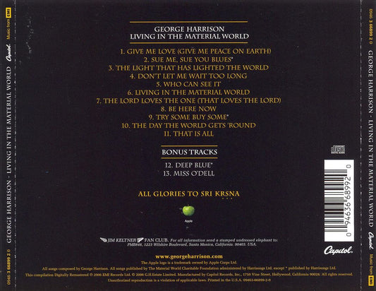Living in the Material World [Bonus Tracks] cover art